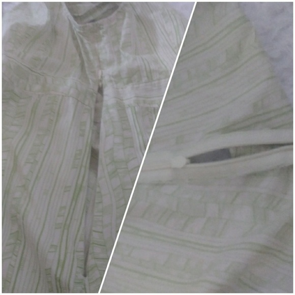 Old Navy Womans V-neck lighgreen sleveles … - Picture 13 of 15